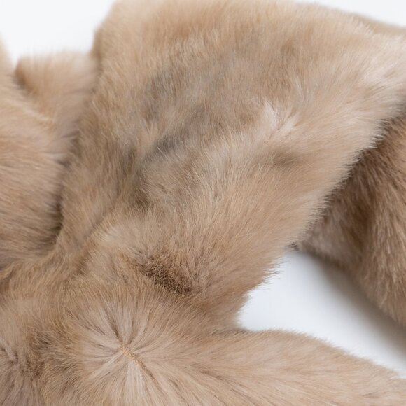 Vintage Tissavel France Faux Mink Fur Coat Small Sterling Stall Made in Canada - Picture 10 of 16